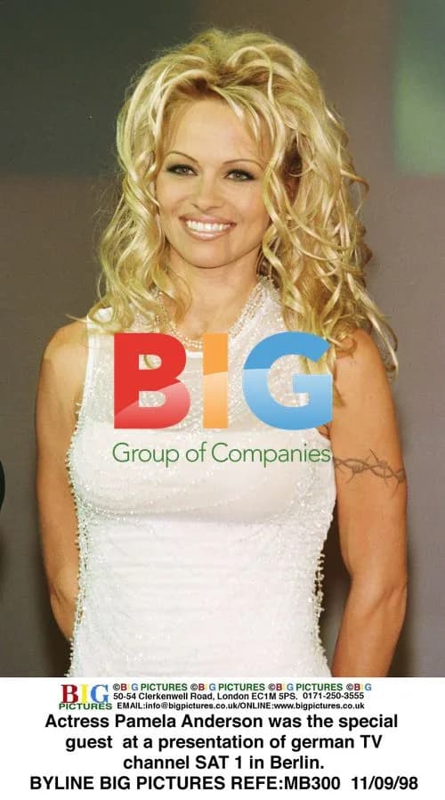 Pamela Anderson at SAT 1 presentation in Berlin