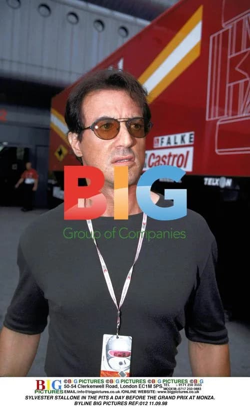 Stallone at Monza Grand Prix