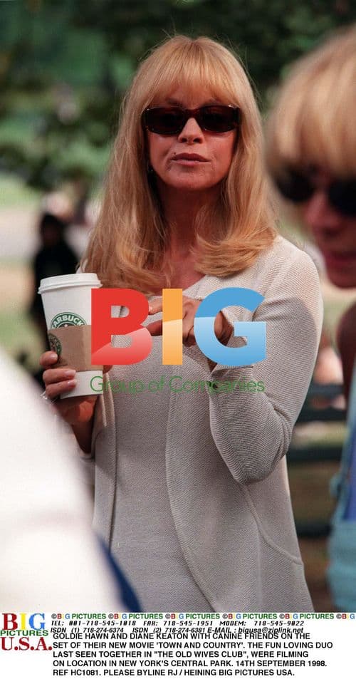 Goldie Hawn and Diane Keaton on 'Town and Country' Set