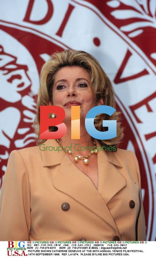Catherine Deneuve at 55th Venice Film Festival