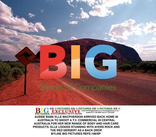 AUSSIE BABE ELLE MACPHERSON SHOOTS T.V. COMMERCIAL