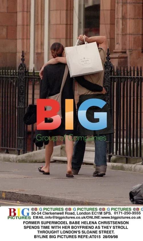 Helena Christensen and Norman Reedus in London