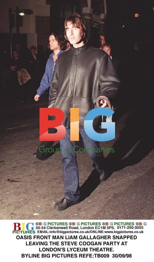 Liam Gallagher Leaves Steve Coogan Party
