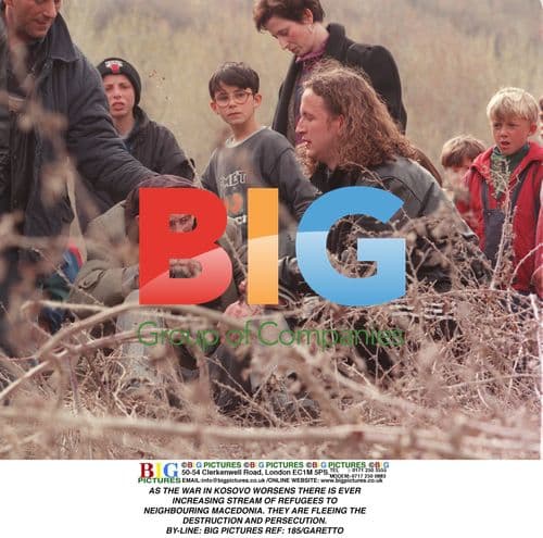 Refugees Fleeing Kosovo Conflict