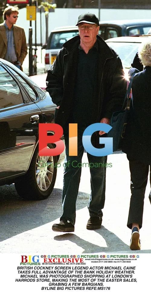 Michael Caine shops at Harrods