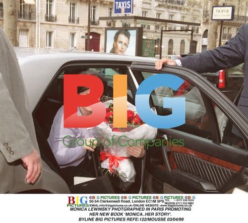 MONICA LEWINSKY PROMOTES HER BOOK IN PARIS