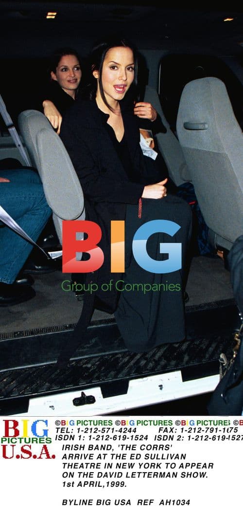 The Corrs Arrive at Ed Sullivan Theatre