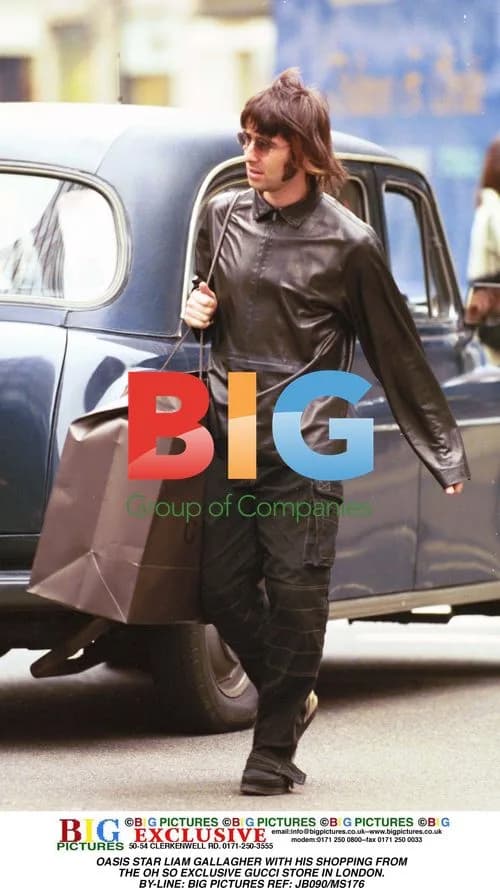 Liam Gallagher Shops at Gucci in London