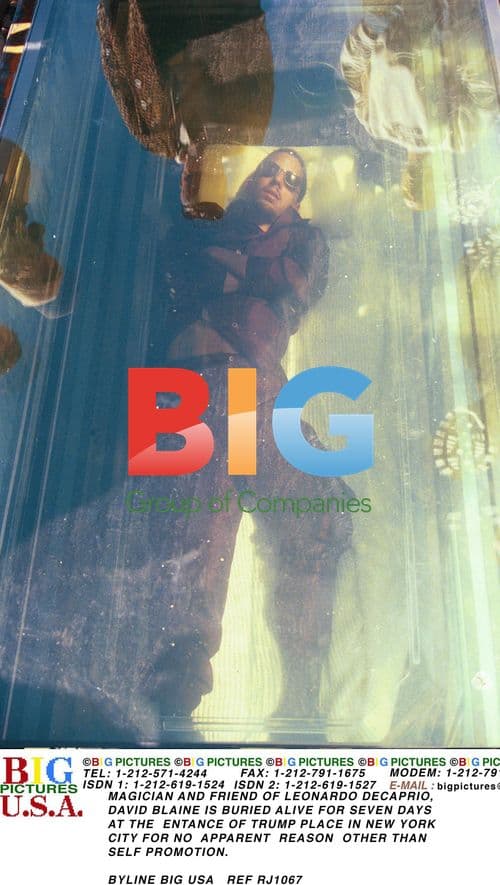 David Blaine Buried Alive at Trump Place