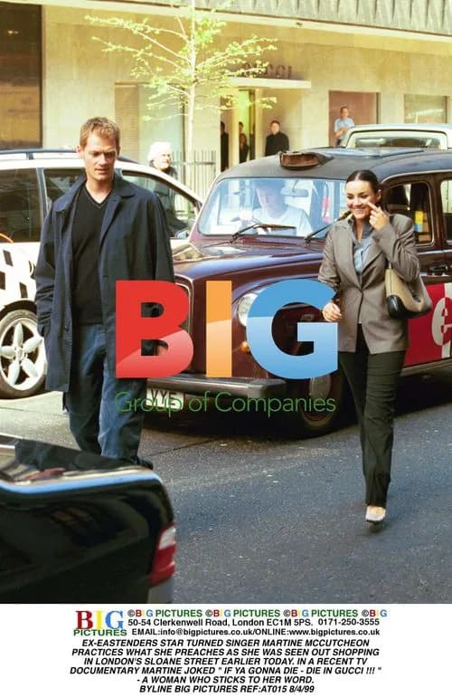 Martine McCutcheon Shopping in London