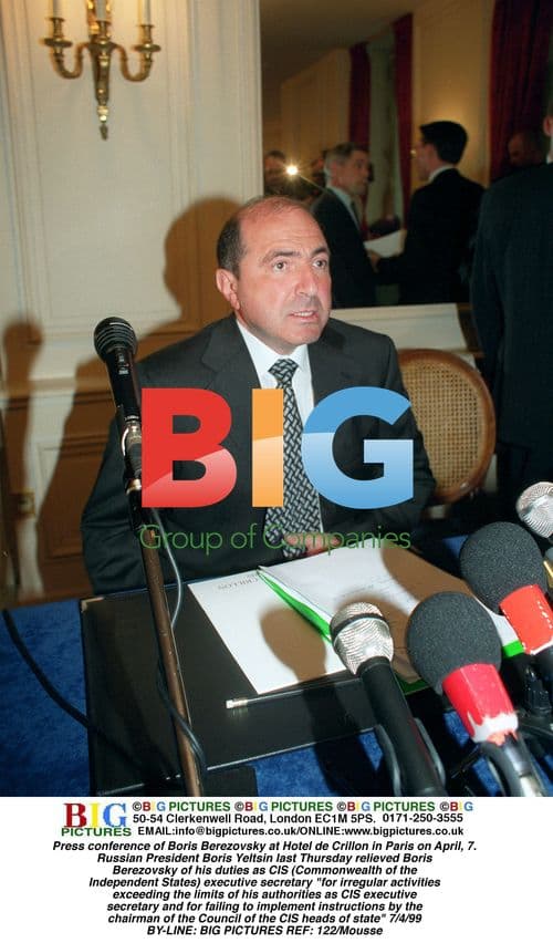 Boris Berezovsky Press Conference in Paris