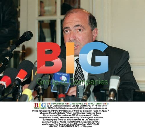 Boris Berezovsky Press Conference in Paris