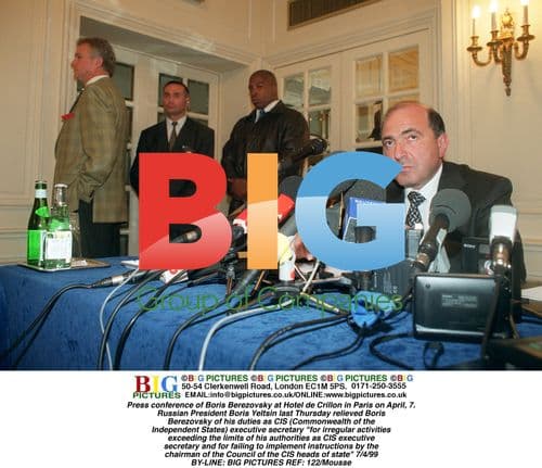 Boris Berezovsky Press Conference in Paris