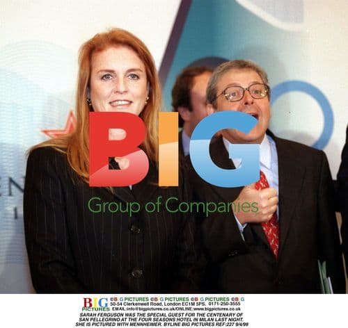 Sarah Ferguson at San Pellegrino centenary in Milan