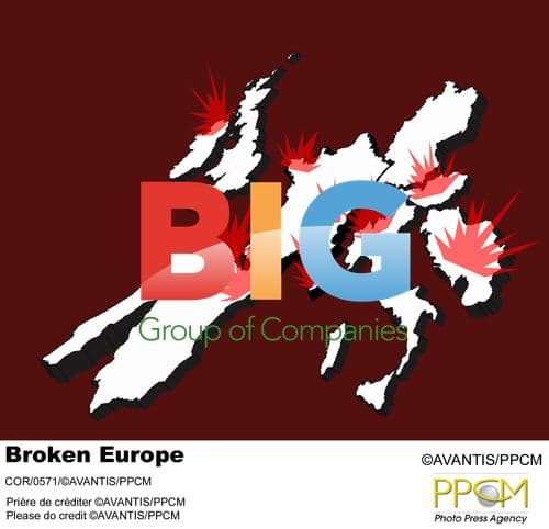 Broken Europe captured in war aftermath
