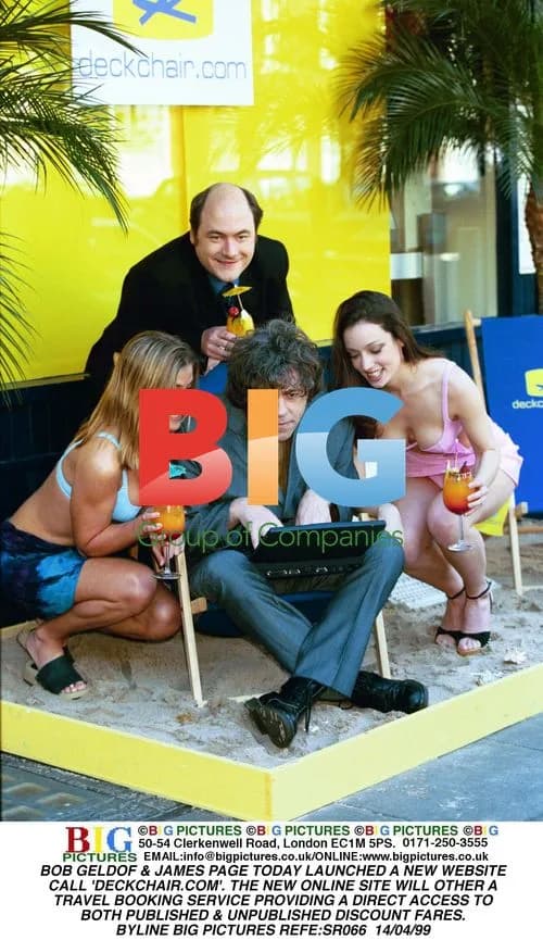 BOB GELDOF & JAMES PAGE LAUNCH DECKCHAIR.COM