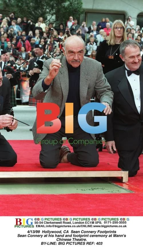 Sean Connery's Hand and Footprint Ceremony