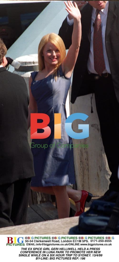 Geri Halliwell Promotes New Single in Sydney