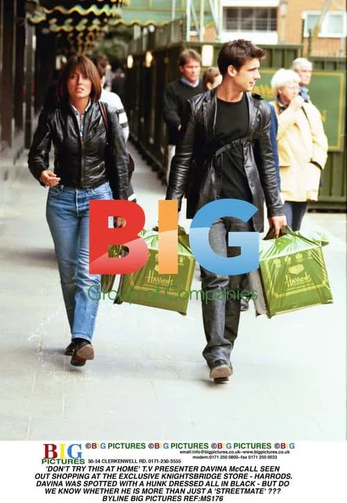 Davina McCall Spotted Shopping at Harrods