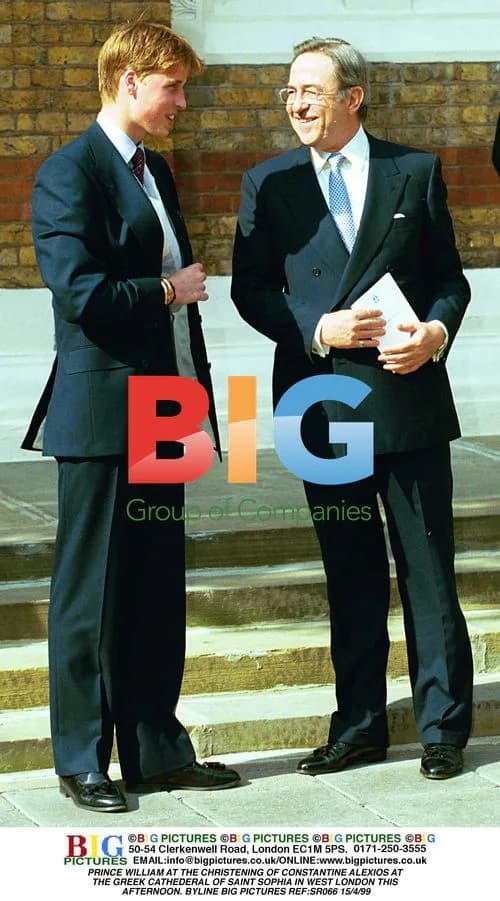 Prince William at Christening in London