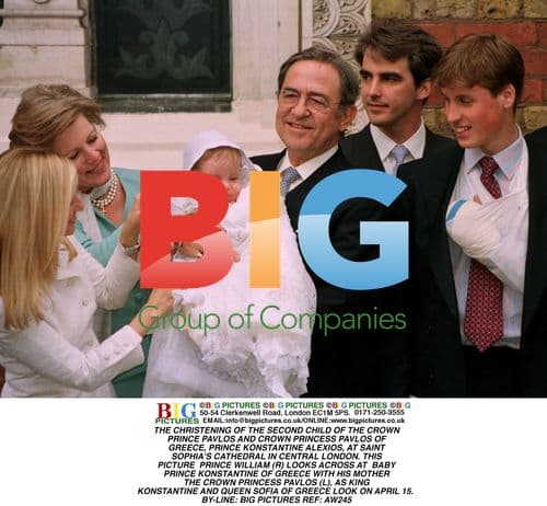 Christening of Prince Konstantine Alexios of Greece