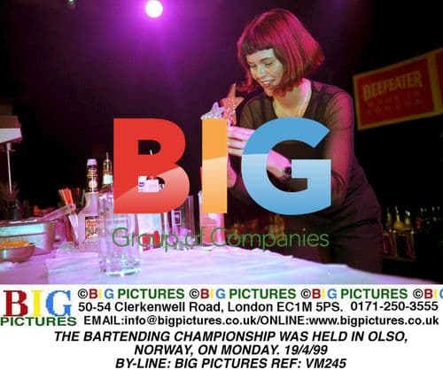 Bartending Championship in Oslo, Norway