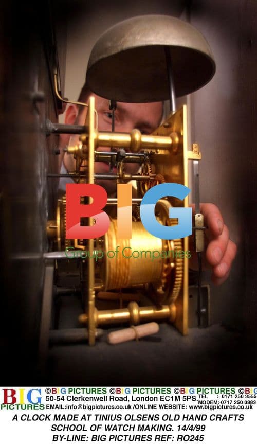 Clock Made at Tinius Olsen's Old Hand Crafts School