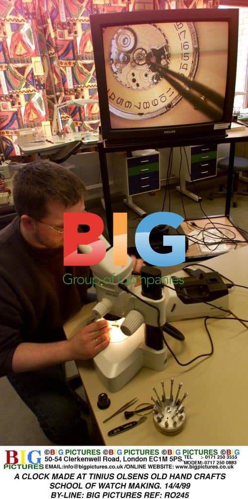 Clock Made at Tinius Olsen's Hand Crafts School