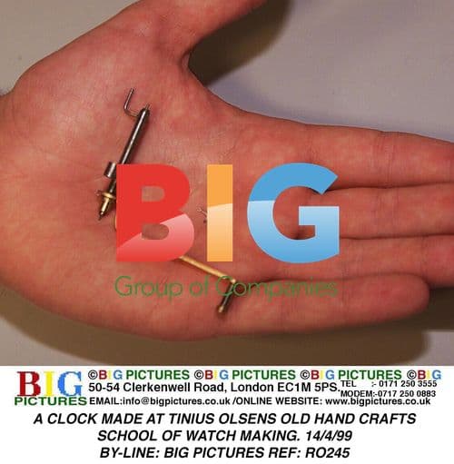 Handmade Clock from Tinius Olsen's Crafts School