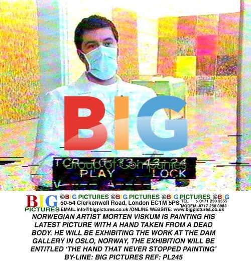 Morten Viskum Paints With Dead Hand