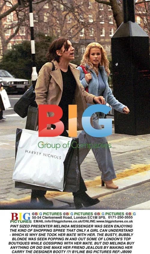 Melinda Messenger Shopping Spree in London