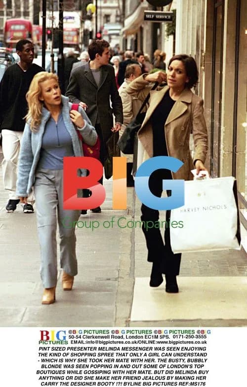 Melinda Messenger Spotted Shopping in London