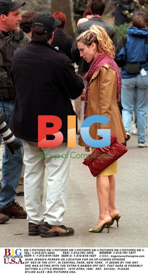 Sara Jessica Parker on 'Sex in the City' Set