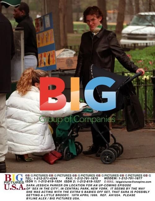 Sarah Jessica Parker on 'Sex and the City' set