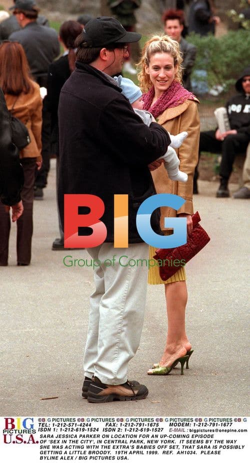 Sara Jessica Parker on 'Sex in the City' set