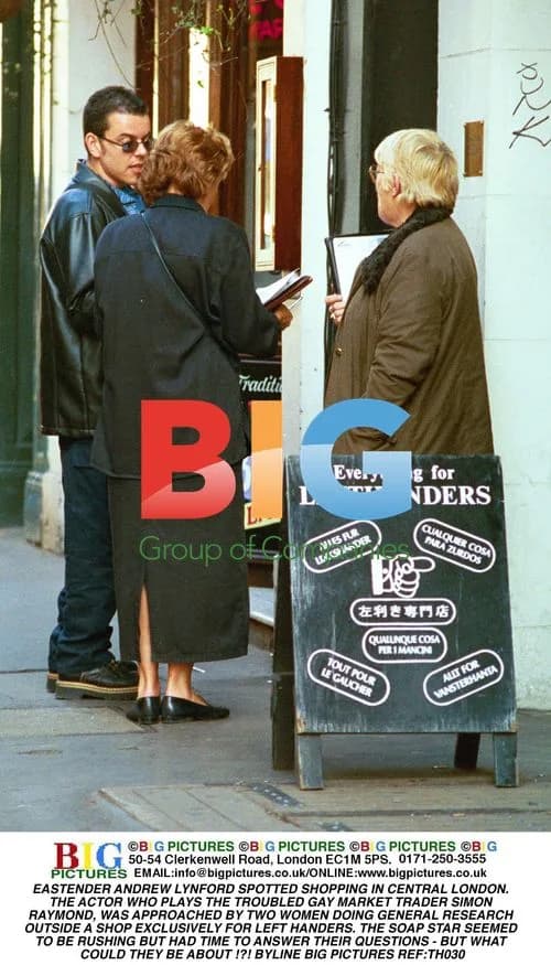 Andrew Lynford Spotted Shopping in London
