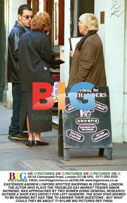 Andrew Lynford Spotted Shopping in London