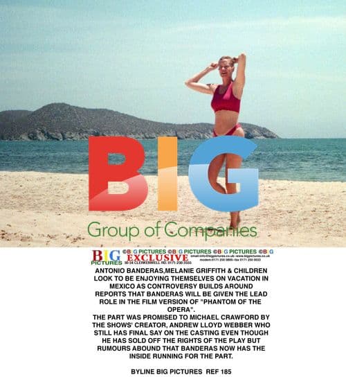 Banderas and Griffith Vacation in Mexico