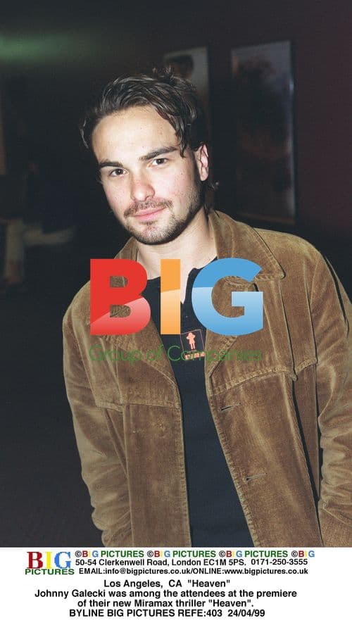 Johnny Galecki at "Heaven" Premiere