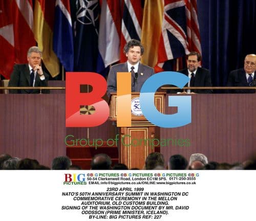 NATO 50th Anniversary Summit Ceremony in Washington DC