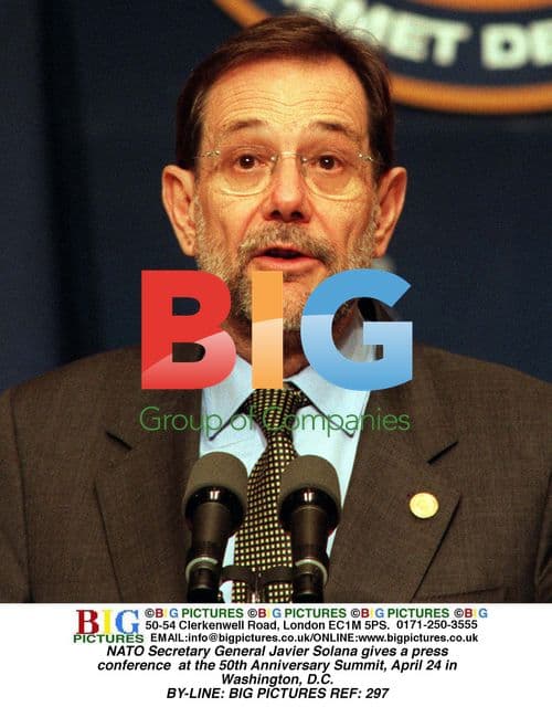 NATO Sec. Gen. Solana at 50th Anniversary Summit