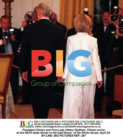 Clinton and Clinton at NATO State Dinner