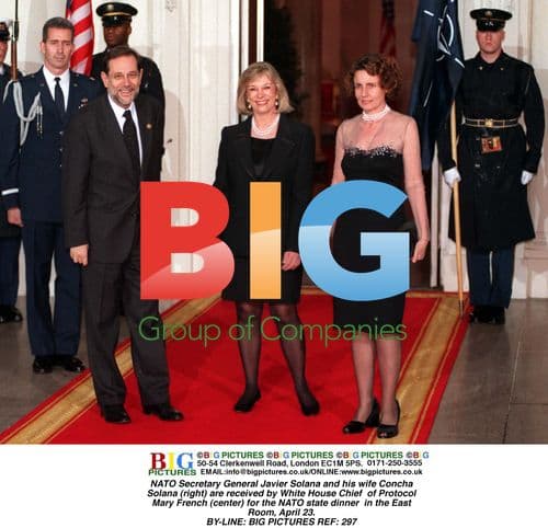 NATO Secretary General and Wife at State Dinner