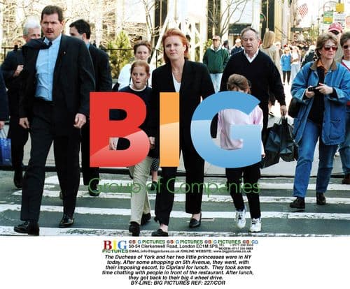 Duchess of York and daughters in NYC