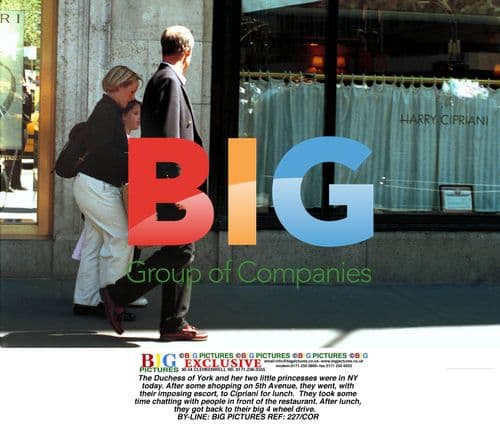 Duchess of York and Daughters in New York