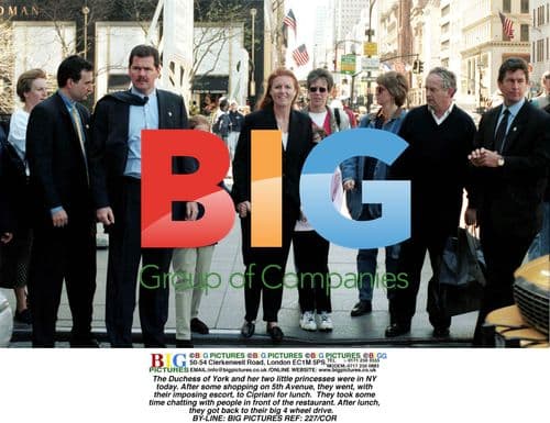 Duchess of York and Princesses in NYC