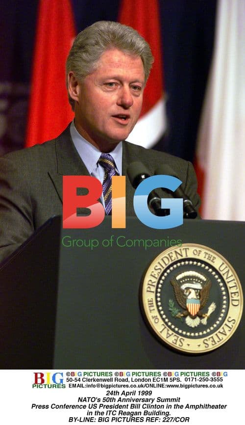 US President Bill Clinton at NATO 50th Anniversary