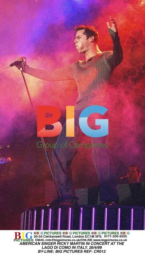 Ricky Martin Performs at Lago di Como