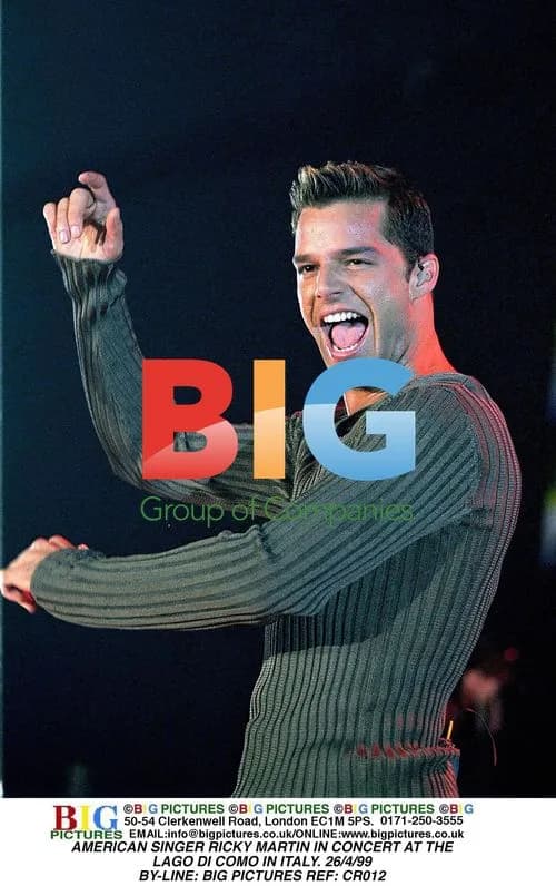 Ricky Martin Performs at Lago di Como