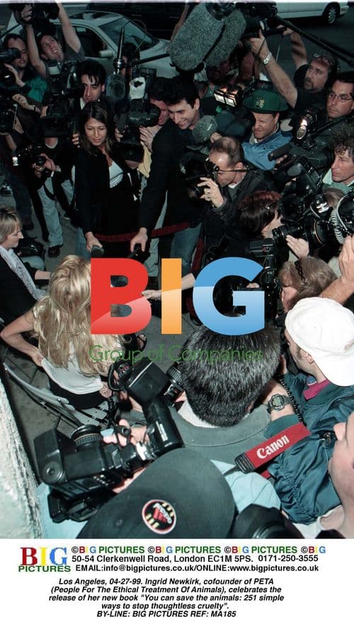 PETA cofounder Ingrid Newkirk celebrates book release